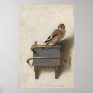 Affiche The Goldfinch By Carel Fabritius