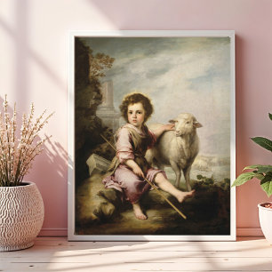 Affiche The Good Shepherd, Esteban Murillo