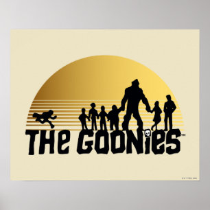 Affiche The Goonies Sunset Silhouette Graphic