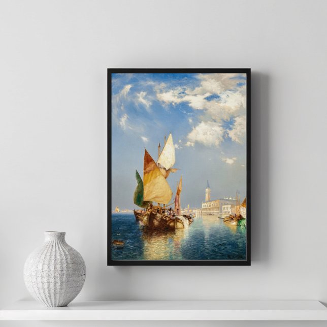 Affiche The Grand Canal, Venice (1903) by Thomas Moran (Créateur téléchargé)