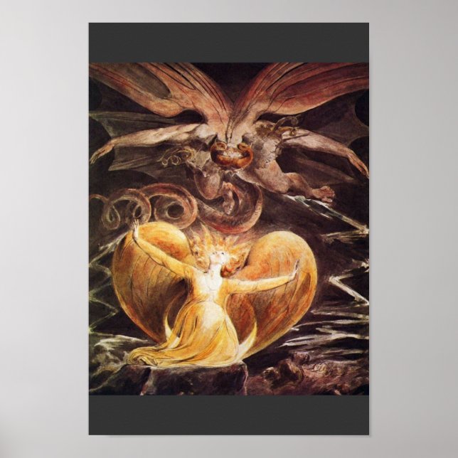 Affiche The Great Red Dragon And The Woman Clothed (Devant)