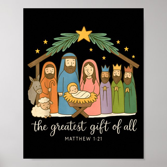 Affiche The Greatest Of All Nativity Jesus Christian Chris (Devant)