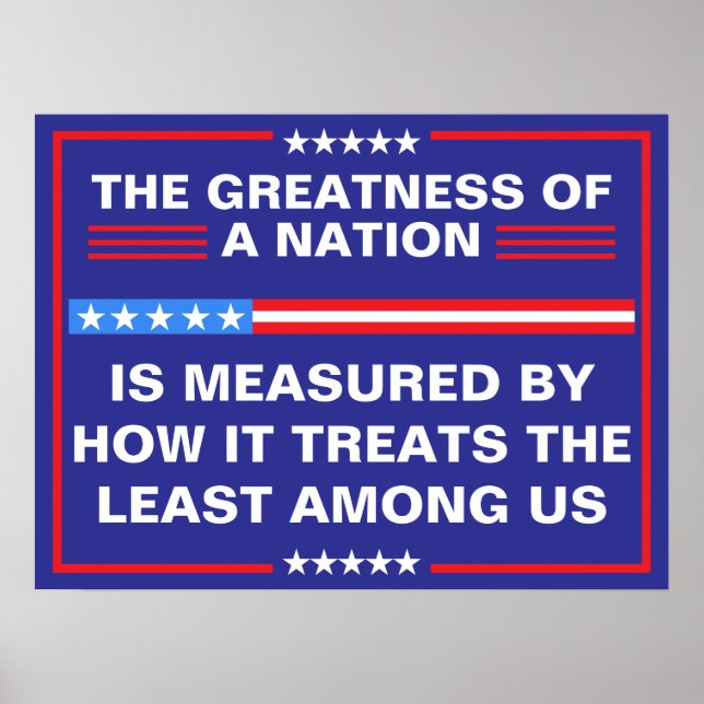 Affiche The Greatness of a Nation Political (Devant)