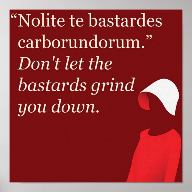 Affiche The Handmaids Tale Quotes (Devant)