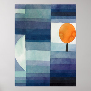 Affiche The Harbinger of Autumn (1922) by Paul Klee