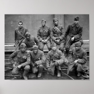 Affiche The Harlem Hellfighters - WW1 1919