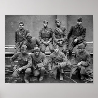 Affiche The Harlem Hellfighters - WW1 1919
