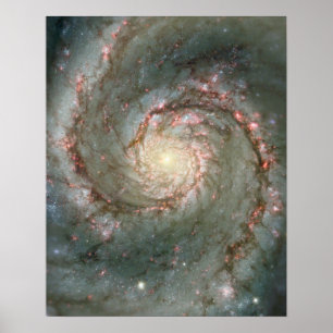 Affiche The Heart of the Whirlpool Galaxy