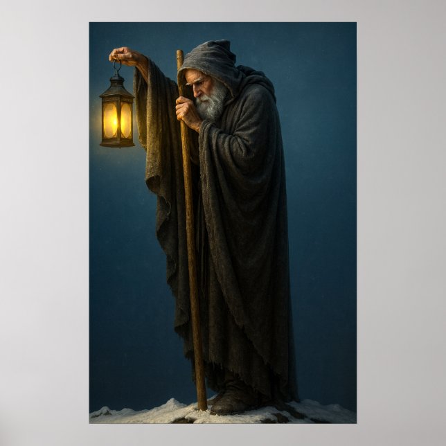 Affiche The Hermit With Lantern (Devant)