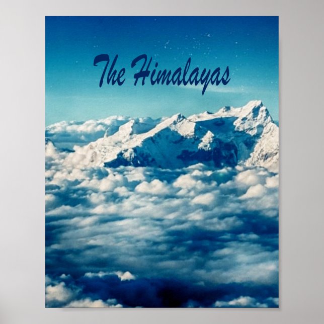Affiche The Himalayas Mountains with Text (Devant)