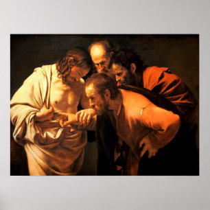 Affiche The Incredulity Of Saint Thomas By Caravaggio