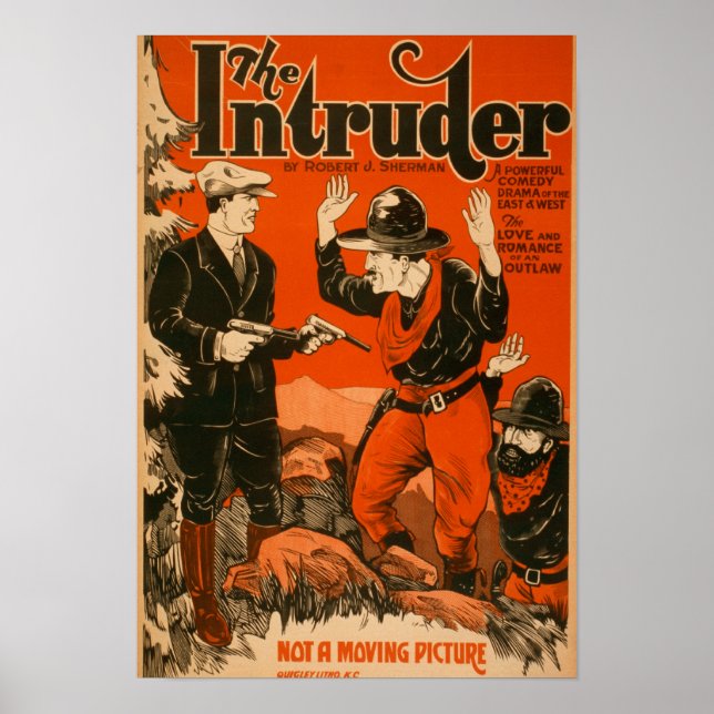 Affiche The Intruder - Western Cowboy Comedy Theatrical (Devant)