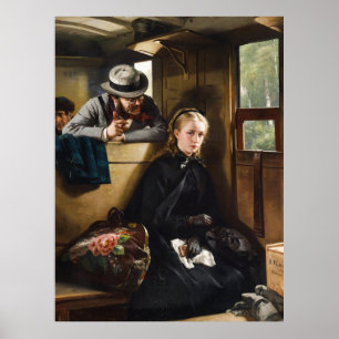 Affiche The Irritating Gentleman, 1874 par Berthold Woltze