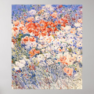 Affiche The Island Garden - Childe Hassam - Impressionism