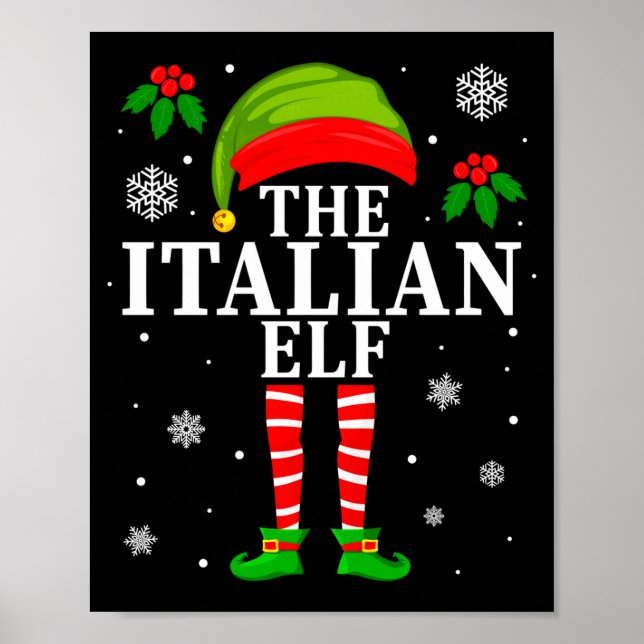 Affiche The Italian Elf Family Matching Christmas Pajama L (Devant)
