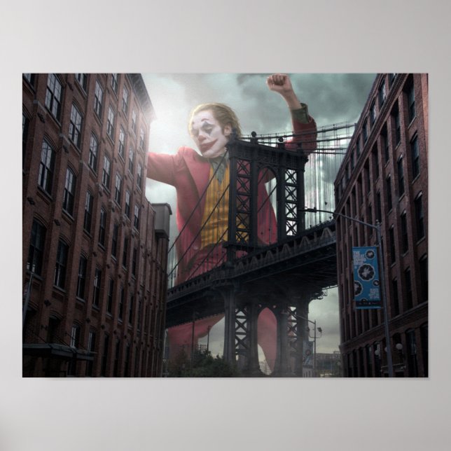 Affiche "The Joker in New York", Joker Fan Art (Devant)