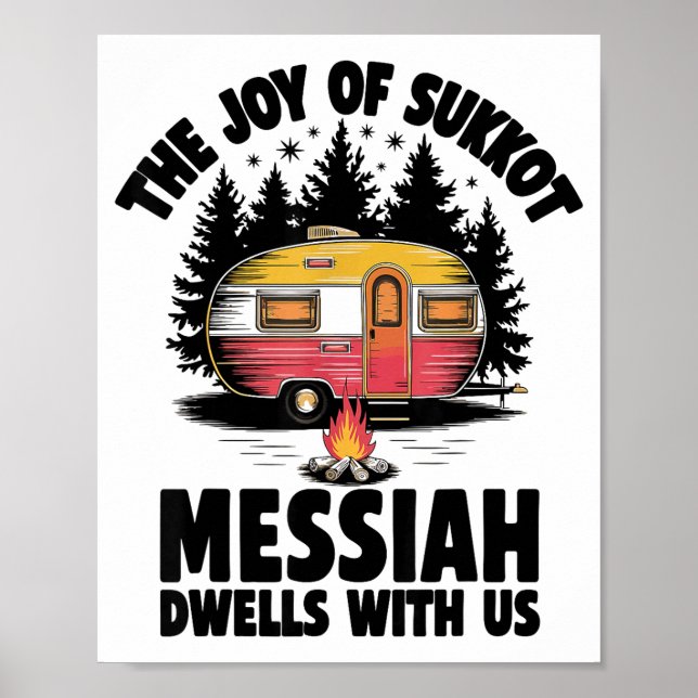 Affiche The Joy Of Sukkot Messiah Dwells With Us Jewish Ho (Devant)
