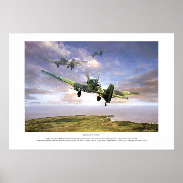 Affiche The Junkers Ju 87 " Stuka " (Devant)