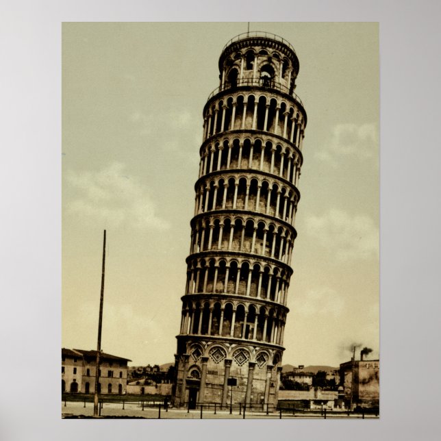 Affiche The Leaning Tower Pisa Italy (Devant)