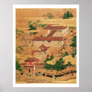 Affiche The Life and Pastimes of the Japanese Court, Tosa
