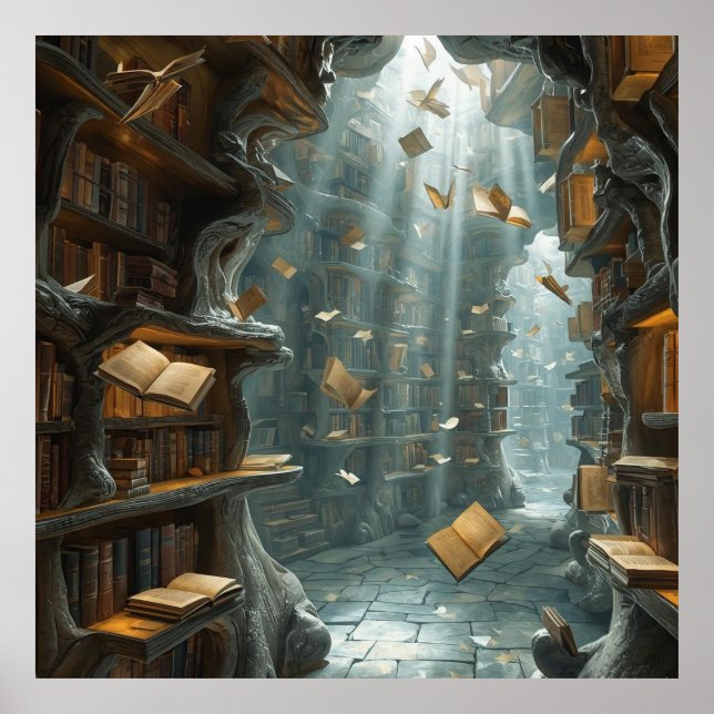 Affiche The Living Library (Devant)