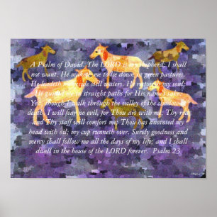 Affiche The Lord is My Shepherd Print
