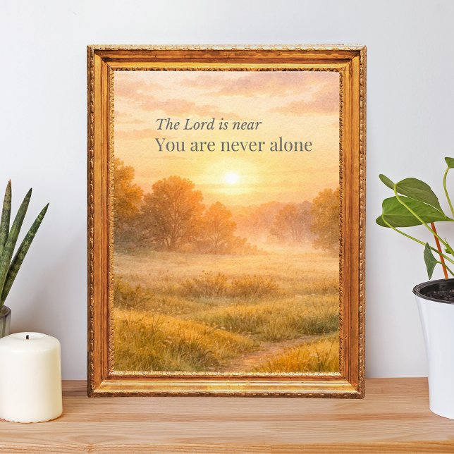 Affiche The Lord Is Near Christian Faith  (Créateur téléchargé)