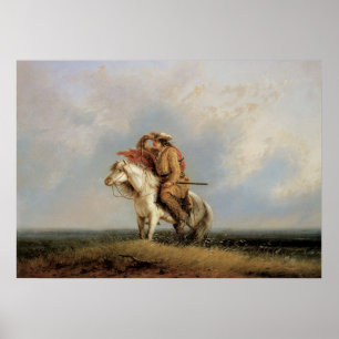 Affiche The Lost Greenhorn, Lost on the Prairie par Miller