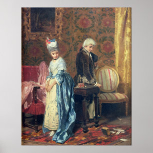 Affiche The Lovers' Tiff, 1872 (huile sur panneau)