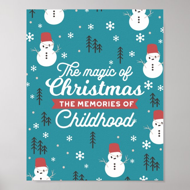 Affiche The Magic of Christmas Quote (Devant)