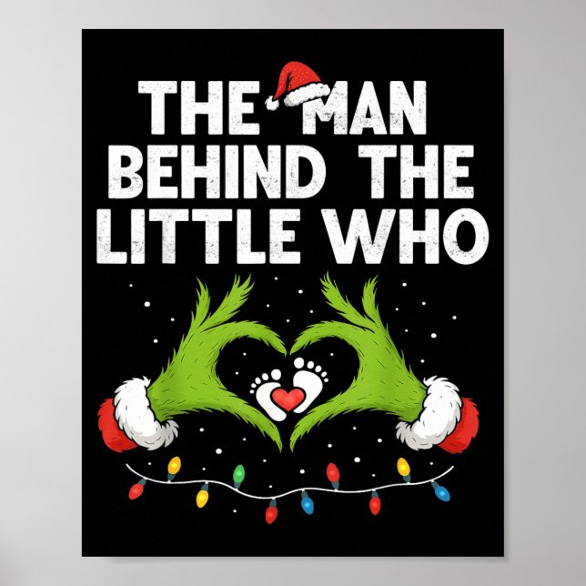 Affiche The Man Behind The Little Who Christmas Pregnancy  (Devant)