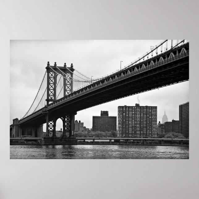 Affiche The Manhattan Bridge in New York City (Devant)