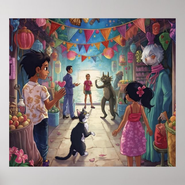 Affiche The Market Between Worlds (Devant)