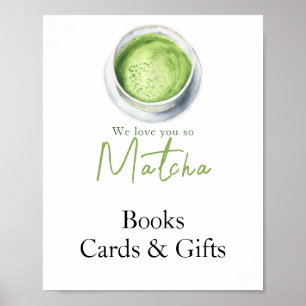 Affiche Thé matcha au lait - Livres, Cartes et cadeaux bab