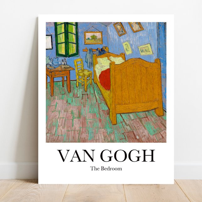 Affiche The Menacom by Vincent van Gogh (Own Van Gogh's Sanctuary: "The Bedroom" Poster. Vivid colors, museum-quality! )