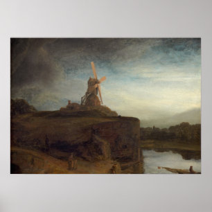 Affiche The Mill, 1645-48 (huile sur toile)
