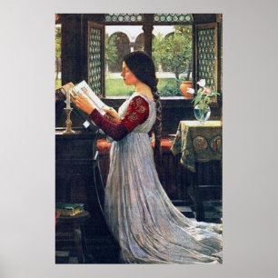 Affiche The Missal, par John William Waterhouse - 1902