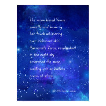 Affiche The Moon Kissed Venus