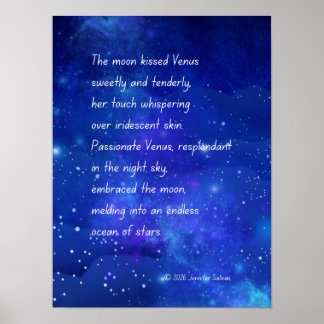 Affiche The Moon Kissed Venus