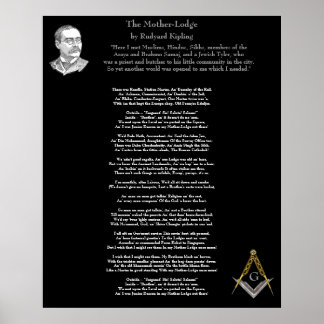 Affiche The Mother Lodge - Kipling