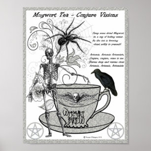 Affiche THÉ MUGWORT pour jure Visions