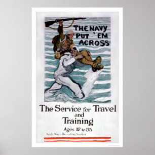 Affiche The Navy Put 'Em Across (US02295)