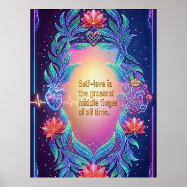 Affiche The Neon Sovereign Heart (Devant)