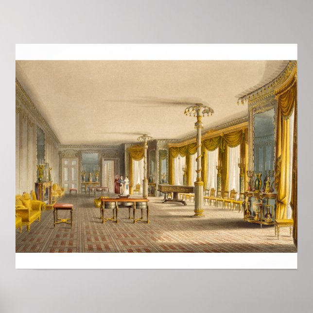 Affiche The North Drawing Room ou Music Room Gallery from (Devant)
