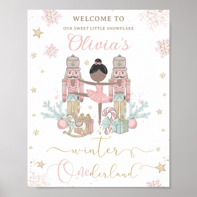 Affiche The Nutcracker Winter Onederland 1st Birthday  (Devant)
