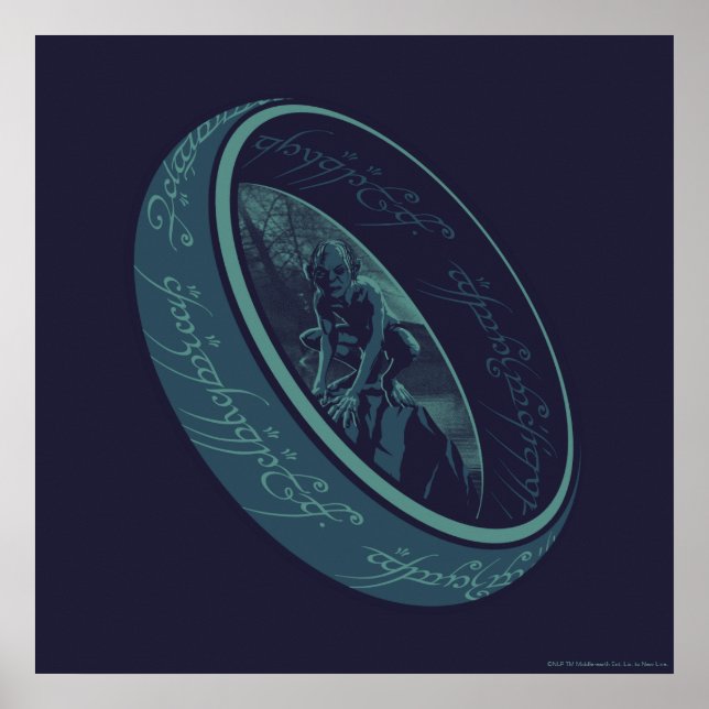Affiche THE ONE RING™ GOLLUM™ Graphic (Devant)