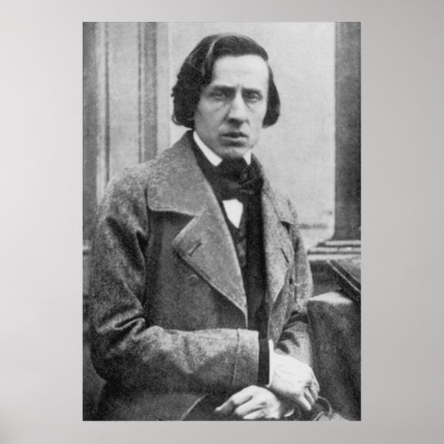 Affiche The Only Known Photograph of Frederic Chopin (Devant)