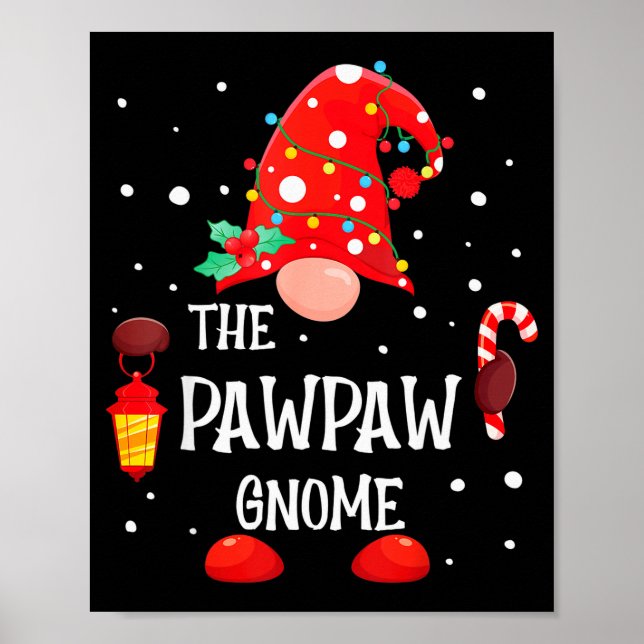 Affiche The Pawpaw Gnome Matching Family Christmas Gnome P (Devant)