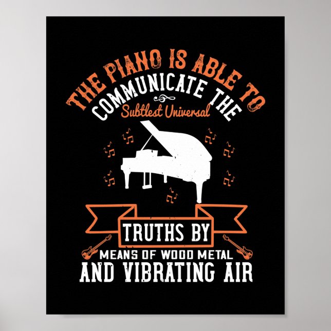 Affiche The Piano Is Able To Communicate (Devant)
