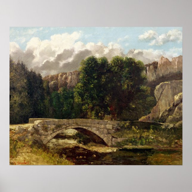 Affiche The Pont de Fleurie, Switzerland, 1873 (Devant)
